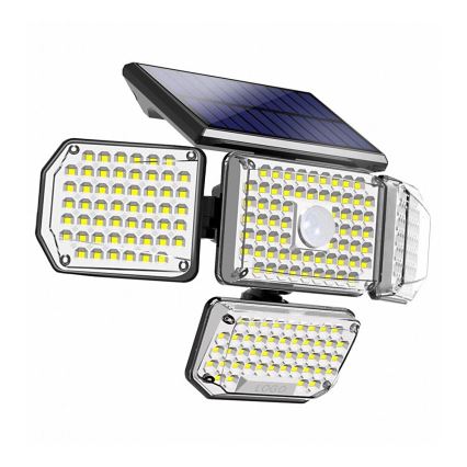 Brilagi - LED Solar wall light with a sensor WALLIE LED/5W/5,5V IP65