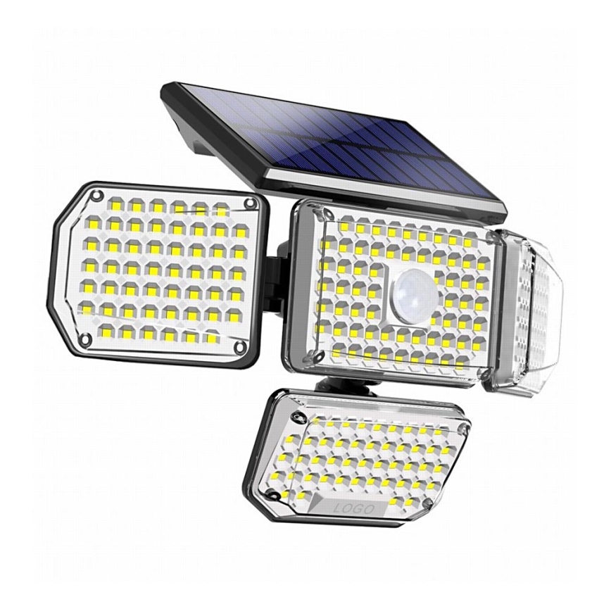Brilagi - LED Solar wall light with a sensor WALLIE LED/5W/5,5V IP65