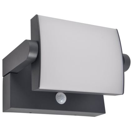 Brilagi - LED Solar wall light with sensor ANKLE LED/10W/3,7V 4000K IP65 anthracite