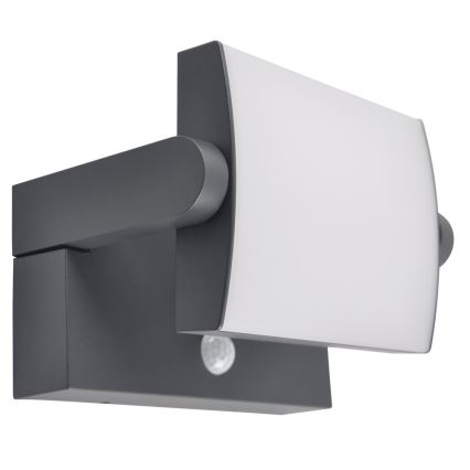 Brilagi - LED Solar wall light with sensor ANKLE LED/10W/3,7V 4000K IP65 anthracite