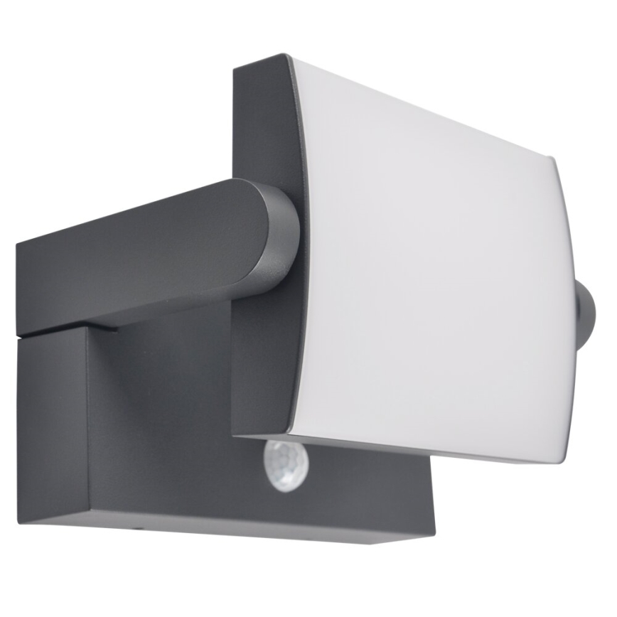 Brilagi - LED Solar wall light with sensor ANKLE LED/10W/3,7V 4000K IP65 anthracite