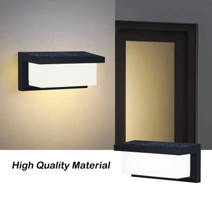 Brilagi - LED Solar wall light with motion and dusk sensor BRICKY LED/5W/6V 4000 mAh IP65