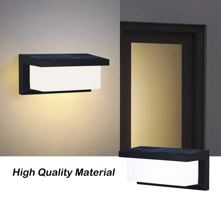 Brilagi - LED Solar wall light with motion and dusk sensor BRICKY LED/5W/6V 4000 mAh IP65