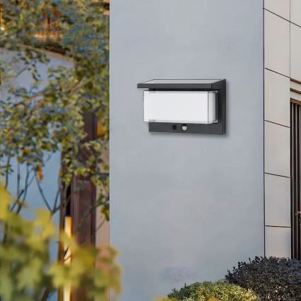 Brilagi - LED Solar wall light with sensor SUN LUME LED/10W/3,7V 4000 mAh IP44