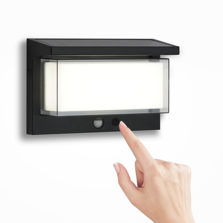Brilagi - LED Solar wall light with sensor SUN LUME LED/10W/3,7V 4000 mAh IP44