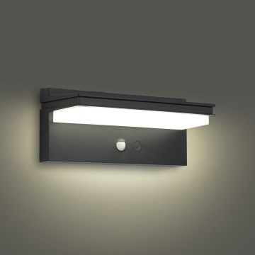 Brilagi - LED Solar wall light with sensor SUN SENSE LED/10W/3,7V 4000 mAh IP44