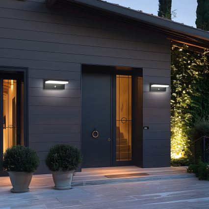 Brilagi - LED Solar wall light with sensor SUN SENSE LED/10W/3,7V 4000 mAh IP44