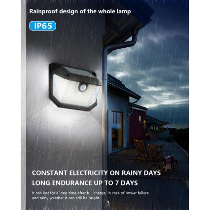 Brilagi - LED Solar wall light with sensor WALLIE LED/4W/5,5V 6500K IP65