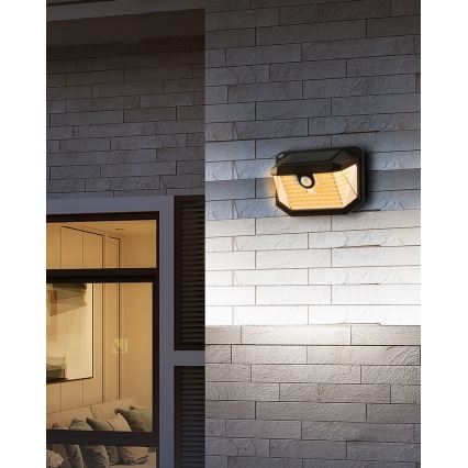 Brilagi - LED Solar wall light with motion and dusk sensor WALLIE LED/4W/5,5V 1200 mAh 3000K IP65