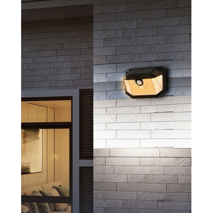Brilagi - LED Solar wall light with motion and dusk sensor WALLIE LED/4W/5,5V 1200 mAh 3000K IP65