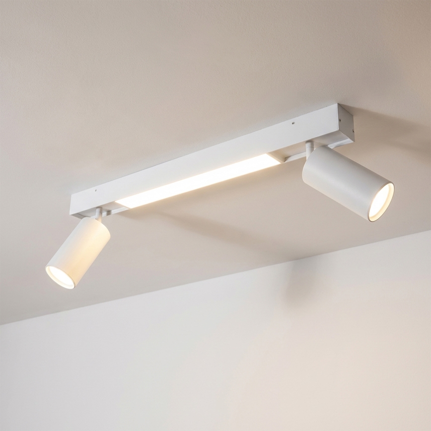 Brilagi - LED Spot Light SELE 2xGU10/30W/230V + LED/15W white