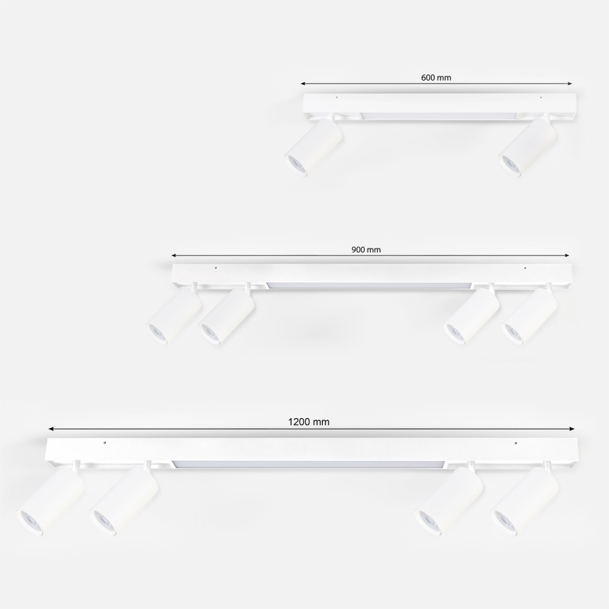 Brilagi - LED Spot Light SELE 2xGU10/30W/230V + LED/15W white
