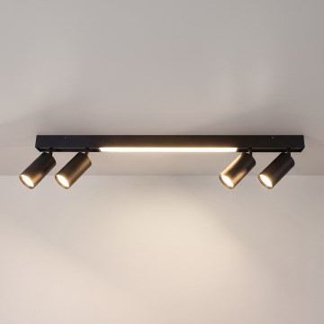 Brilagi - LED Spot Light SELE 4xGU10/30W/230V + LED/20W black