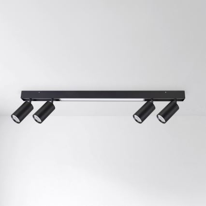 Brilagi - LED Spot Light SELE 4xGU10/30W/230V + LED/20W black