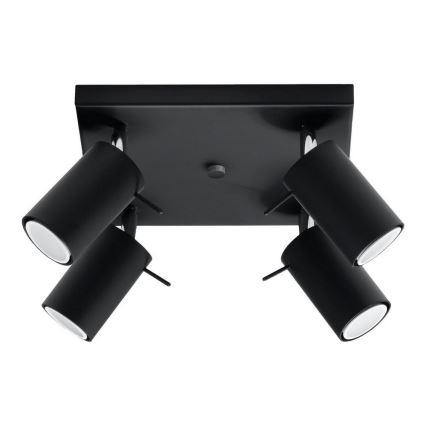 Brilagi -  LED Spotlight ASMUS 4xGU10/7W/230V black