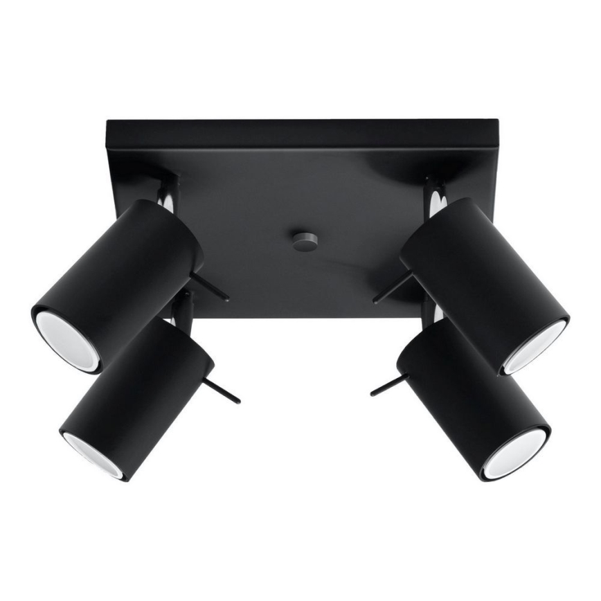 Brilagi -  LED Spotlight ASMUS 4xGU10/7W/230V black