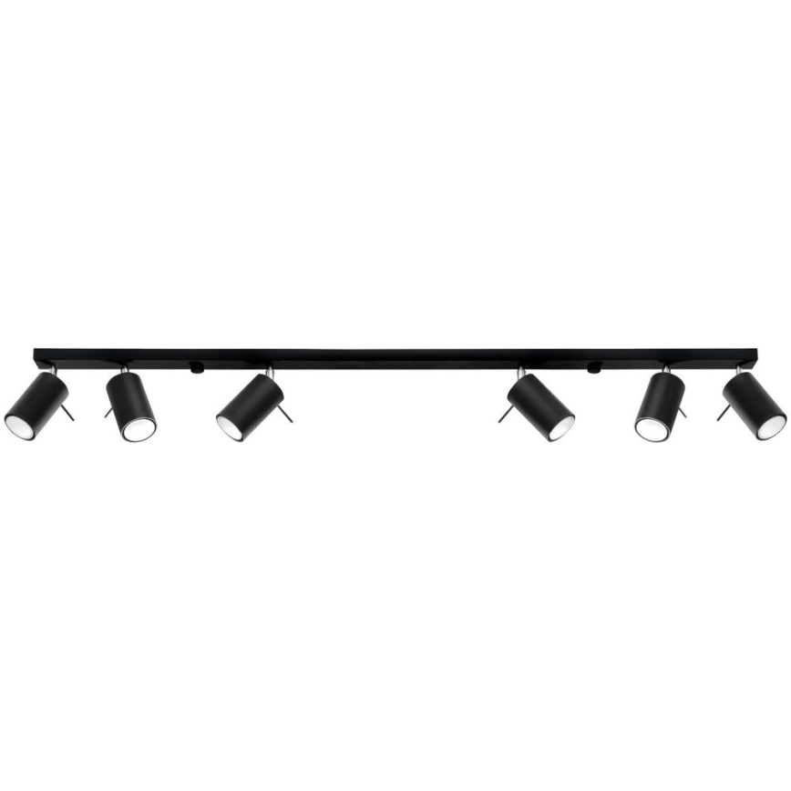 Brilagi -  LED Spotlight ASMUS 6xGU10/7W/230V black