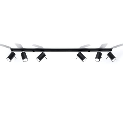 Brilagi -  LED Spotlight ASMUS 6xGU10/7W/230V black
