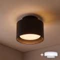 BRILAGI - LED spotlight BACKLIT 1xGX53/15W/230V + LED/3W Ø 10 cm black