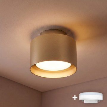 BRILAGI - LED Spotlight BACKLIT 1xGX53/15W/230V + LED/3W Ø 10 cm gold
