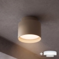 BRILAGI - LED spotlight BACKLIT 1xGX53/15W/230V + LED/3W Ø 8 cm beige