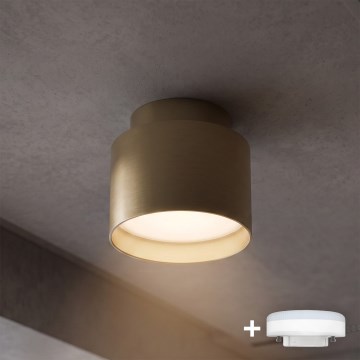 BRILAGI - LED spotlight BACKLIT 1xGX53/15W/230V + LED/3W Ø 8 cm gold