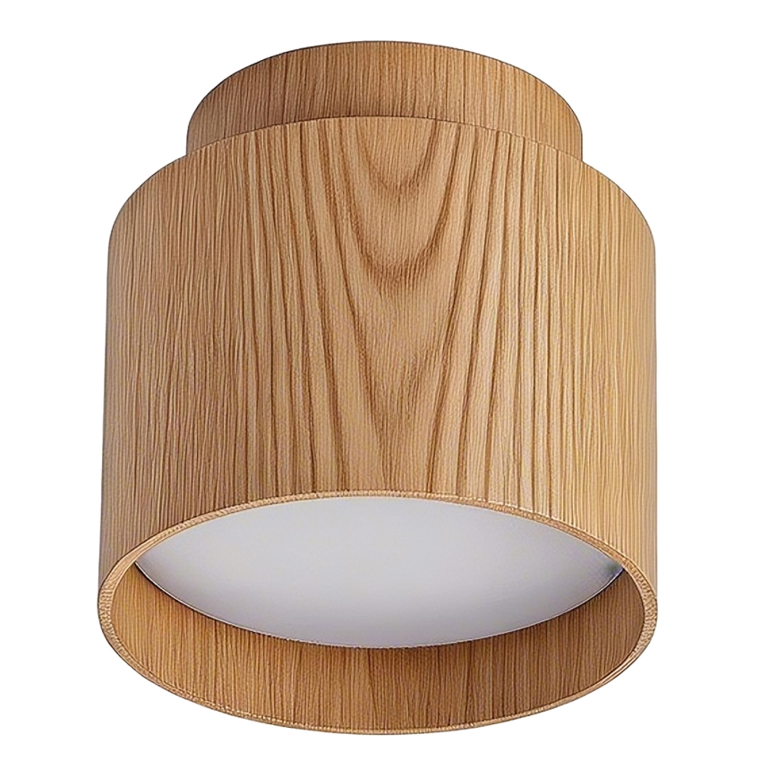 BRILAGI - LED spotlight BACKLIT 1xGX53/15W/230V + LED/3W Ø 8 cm oak finish