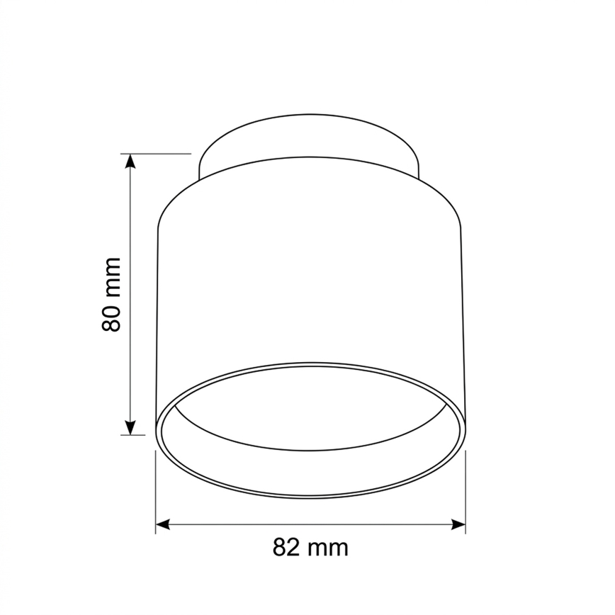 BRILAGI - LED spotlight BACKLIT 1xGX53/15W/230V + LED/3W Ø 8 cm oak finish