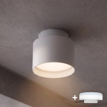 BRILAGI - LED spotlight BACKLIT 1xGX53/15W/230V + LED/3W Ø 8 cm white