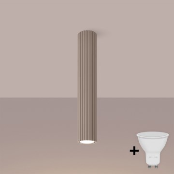 Brilagi - LED spotlight CRESTO 1xGU10/10W/230V 40 cm taupe