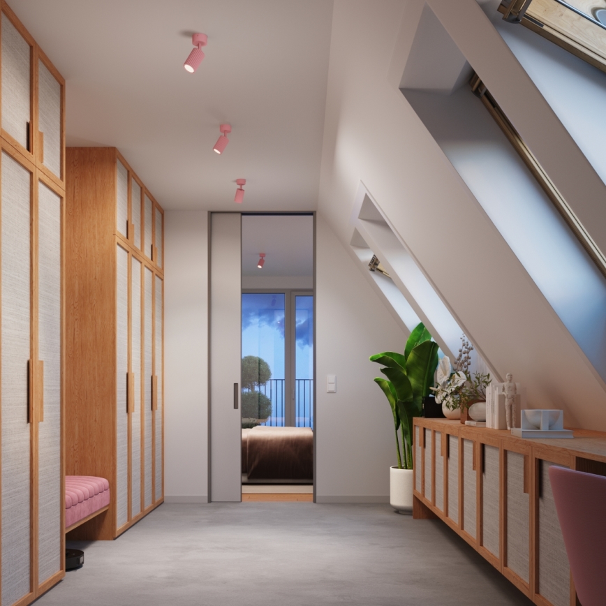 Brilagi - LED Spotlight CRESTO 1xGU10/10W/230V pink