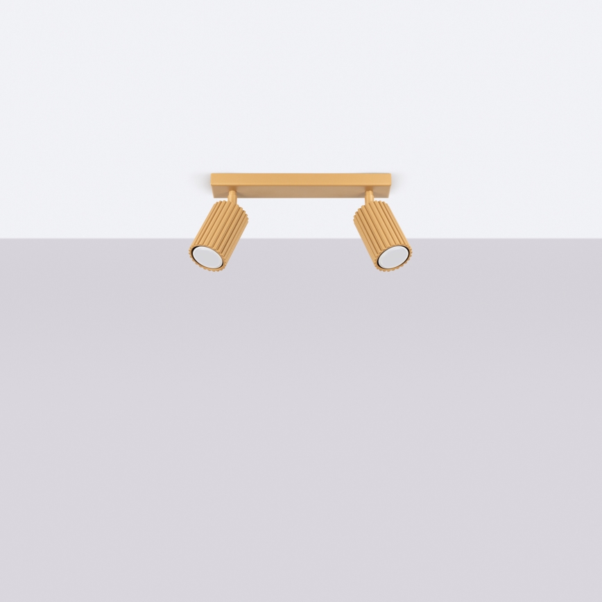 Brilagi - LED spotlight CRESTO 2xGU10/10W/230V gold