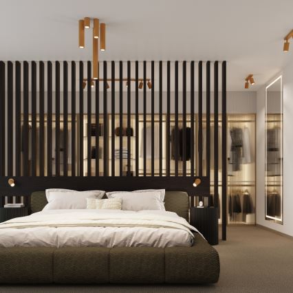 Brilagi - LED spotlight CRESTO 2xGU10/10W/230V gold