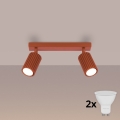 BRILAGI - LED spotlight CRESTO 2xGU10/10W/230V orange