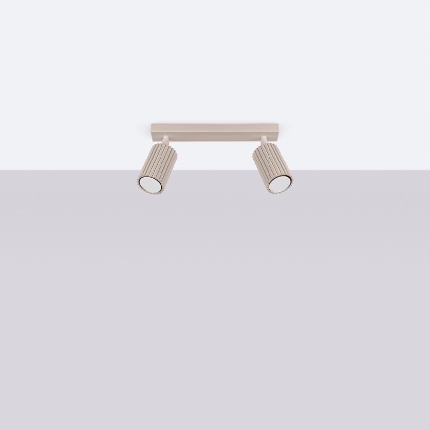 Brilagi - LED Spotlight CRESTO 2xGU10/10W/230V taupe