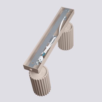 Brilagi - LED Spotlight CRESTO 2xGU10/10W/230V taupe