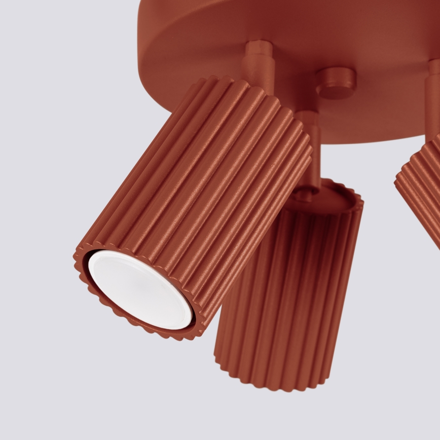 Brilagi - LED spotlight CRESTO 3xGU10/10W/230V red