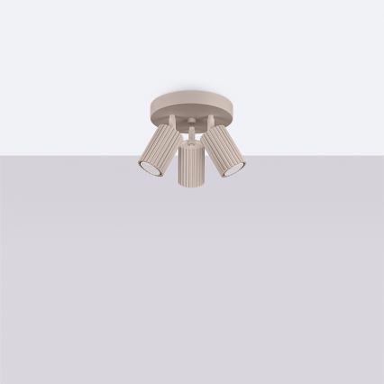 Brilagi - LED Spotlight CRESTO 3xGU10/10W/230V taupe