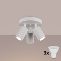 Brilagi - LED Spotlight CRESTO 3xGU10/10W/230V white