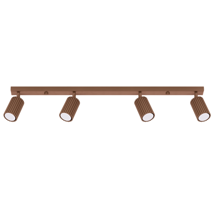 Brilagi - LED Spotlight CRESTO 4xGU10/10W/230V brown