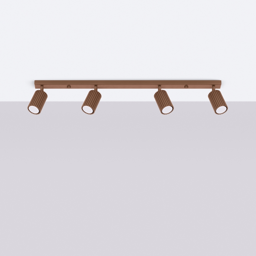 Brilagi - LED Spotlight CRESTO 4xGU10/10W/230V brown