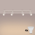 Brilagi - LED spotlight CRESTO 4xGU10/10W/230V cream