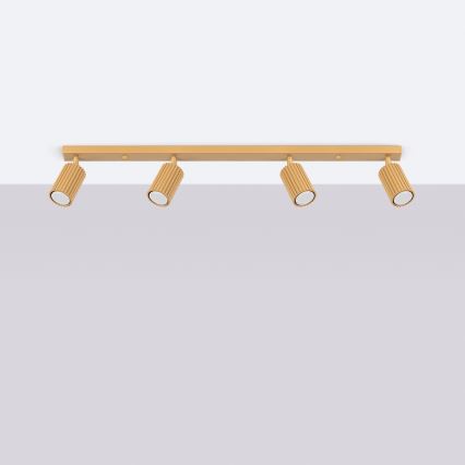 Brilagi - LED Spotlight CRESTO 4xGU10/10W/230V Gold