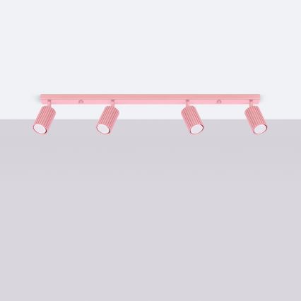 Brilagi - LED Spotlight CRESTO 4xGU10/10W/230V pink