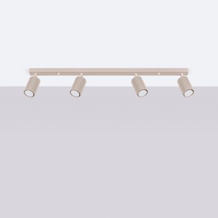 Brilagi - LED spotlight CRESTO 4xGU10/10W/230V taupe