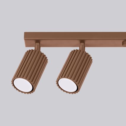 Brilagi - LED Spotlight CRESTO 6xGU10/10W/230V brown