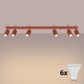 BRILAGI - LED spotlight CRESTO 6xGU10/10W/230V orange