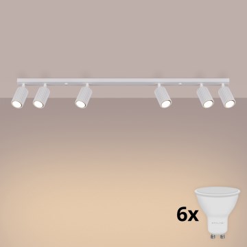 Brilagi - LED spotlight CRESTO 6xGU10/10W/230V white