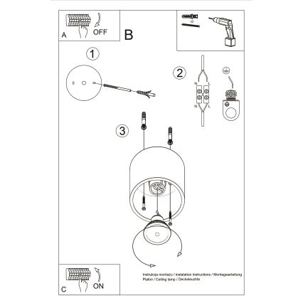 Brilagi -  LED Spotlight FRIDA 1xGU10/7W/230V black