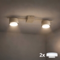 Brilagi - LED Spotlight MONO 2xGX53/13W/230V beige